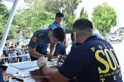 Cebu Police Personnel Undergo Surprise Drug Test for Integrity