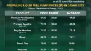 Davao City Fuel and LPG Prices Stable as of June 2, 2026