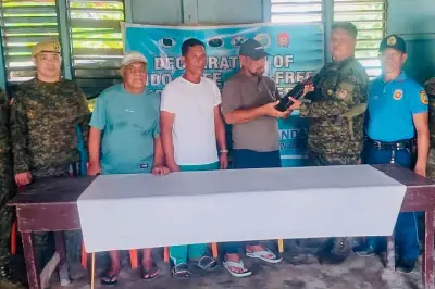 Sulu village official voluntarily surrenders M203 grenade launcher