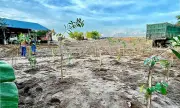Magalang LGU Officials Join Greening Program at Material Recovery Facility