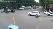Traffic enforcer run over by SUV in Cebu City intersection incident